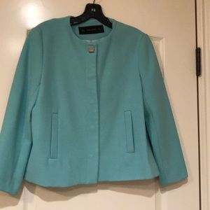 Zara Basic Powder Blue Blazer